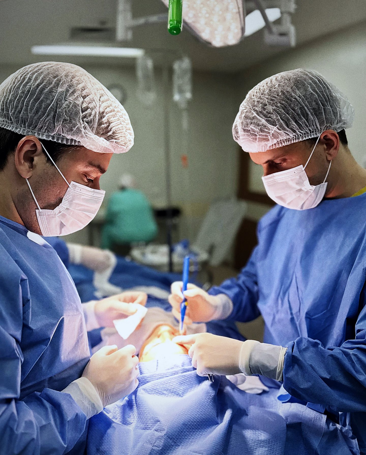 Medical team during a surgical procedure